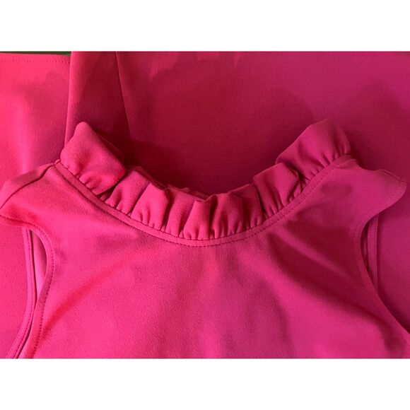 London Times high halter ruffle neck shift mini dress - Picture 5 of 8